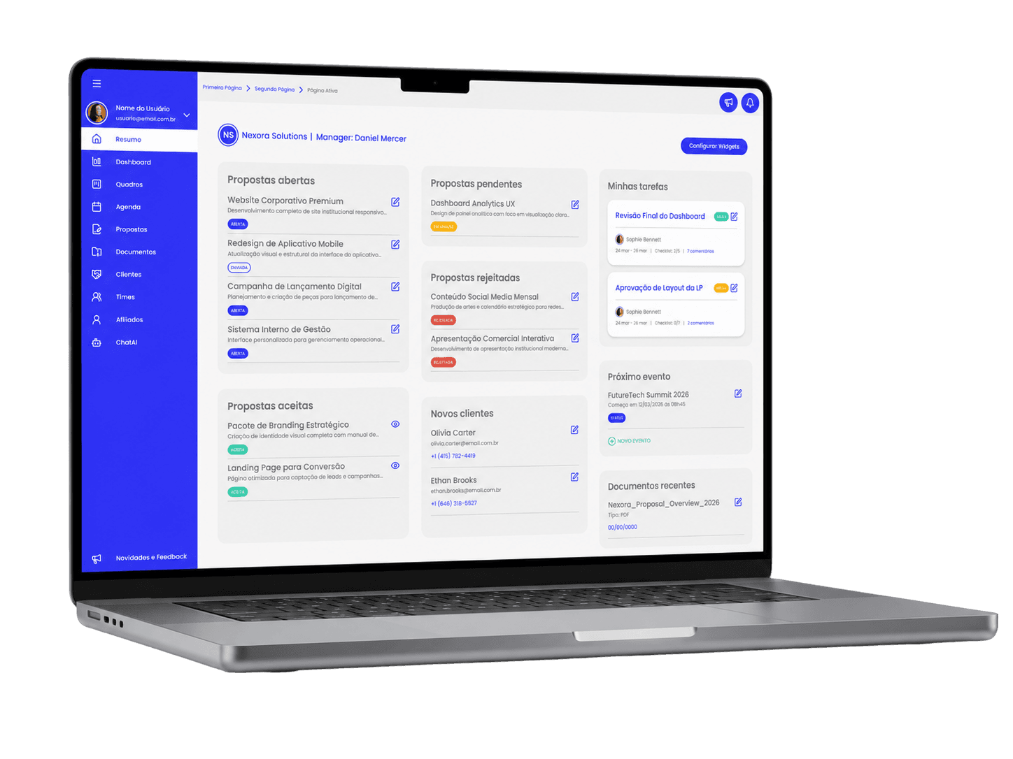 Gipyo proposals screen